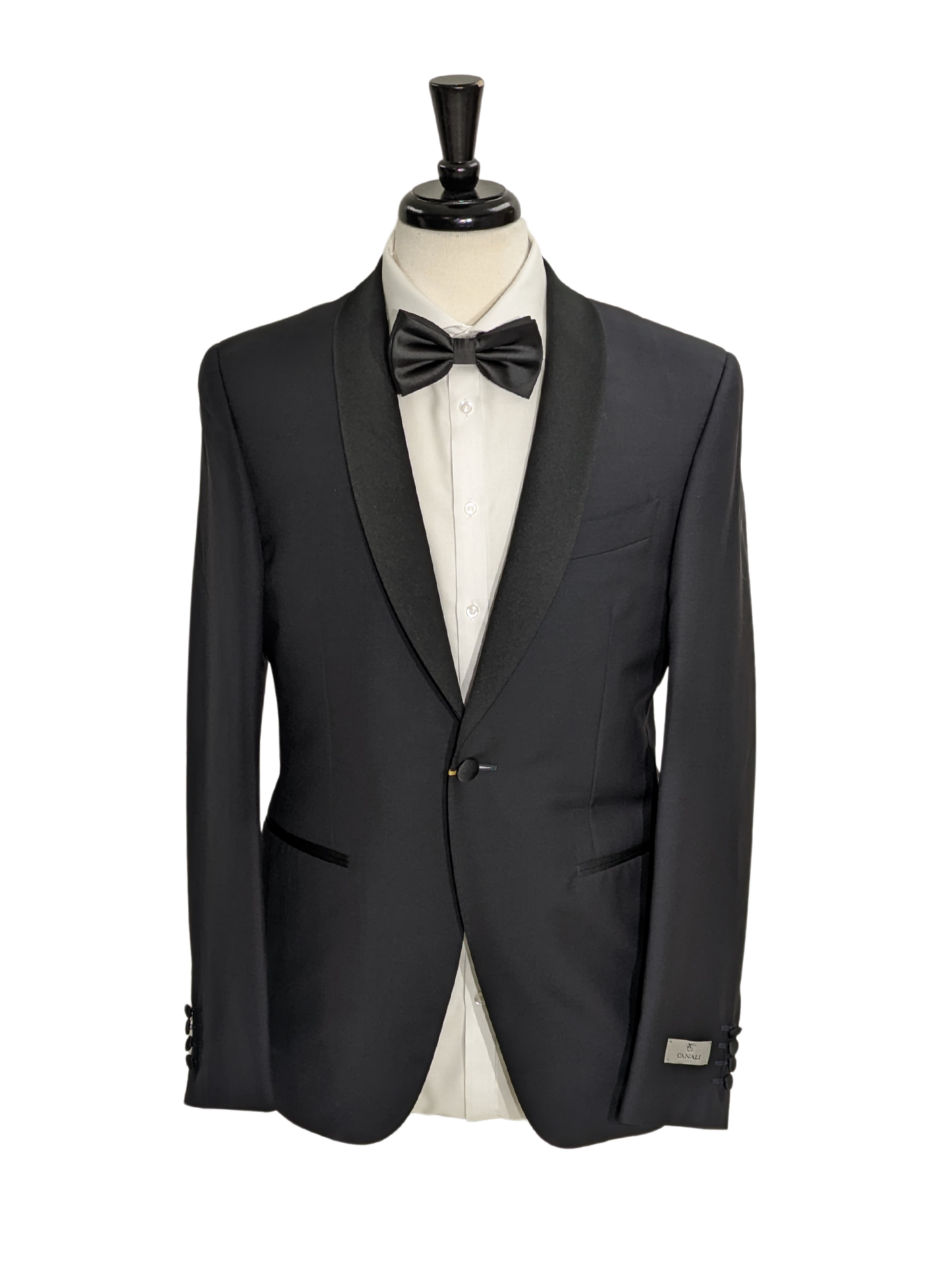 Canali Men's Navy Wool-Mohair Tuxedo 40R