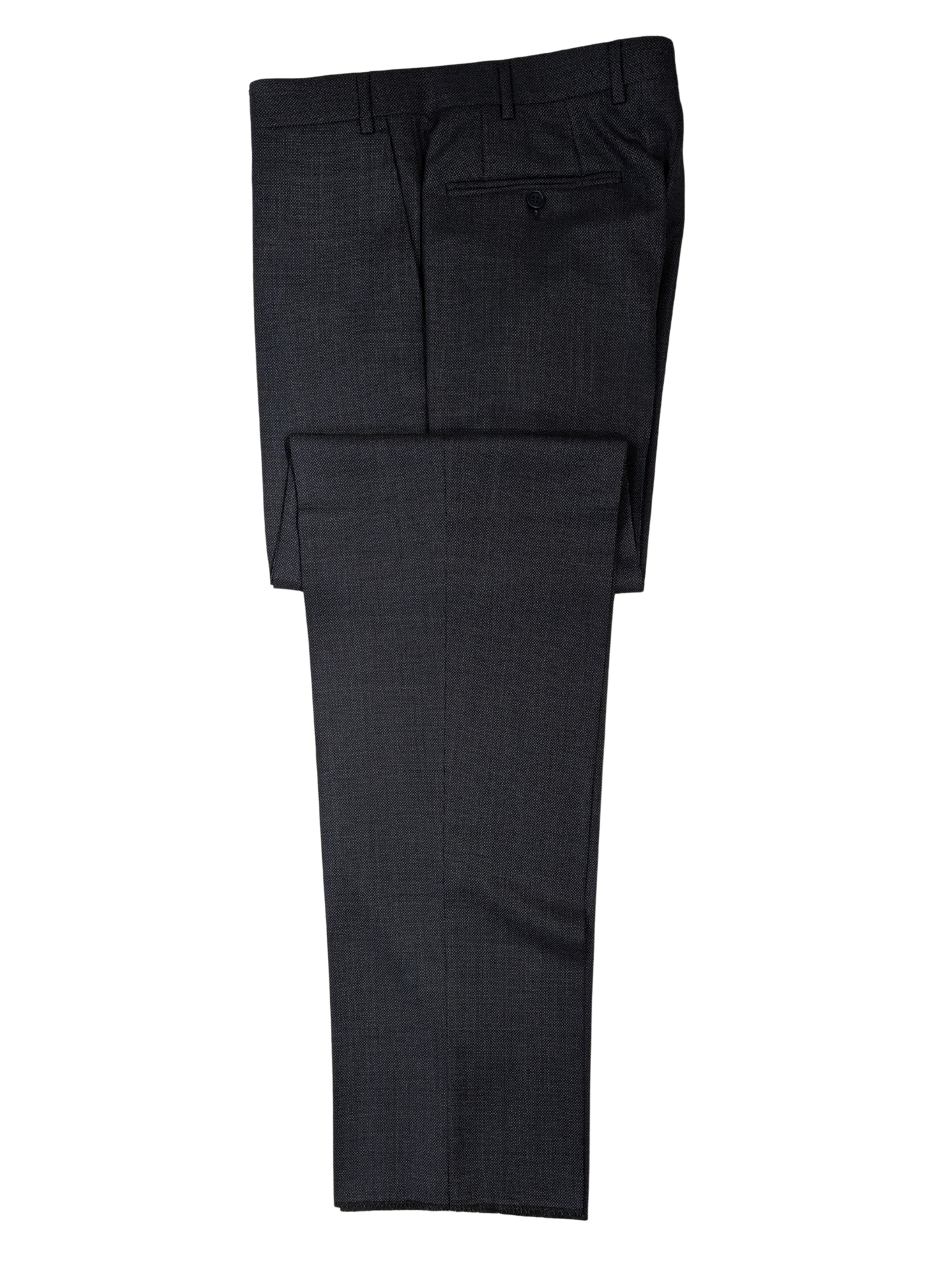 Canali Blue Birdseye 100% Wool Suit 40R