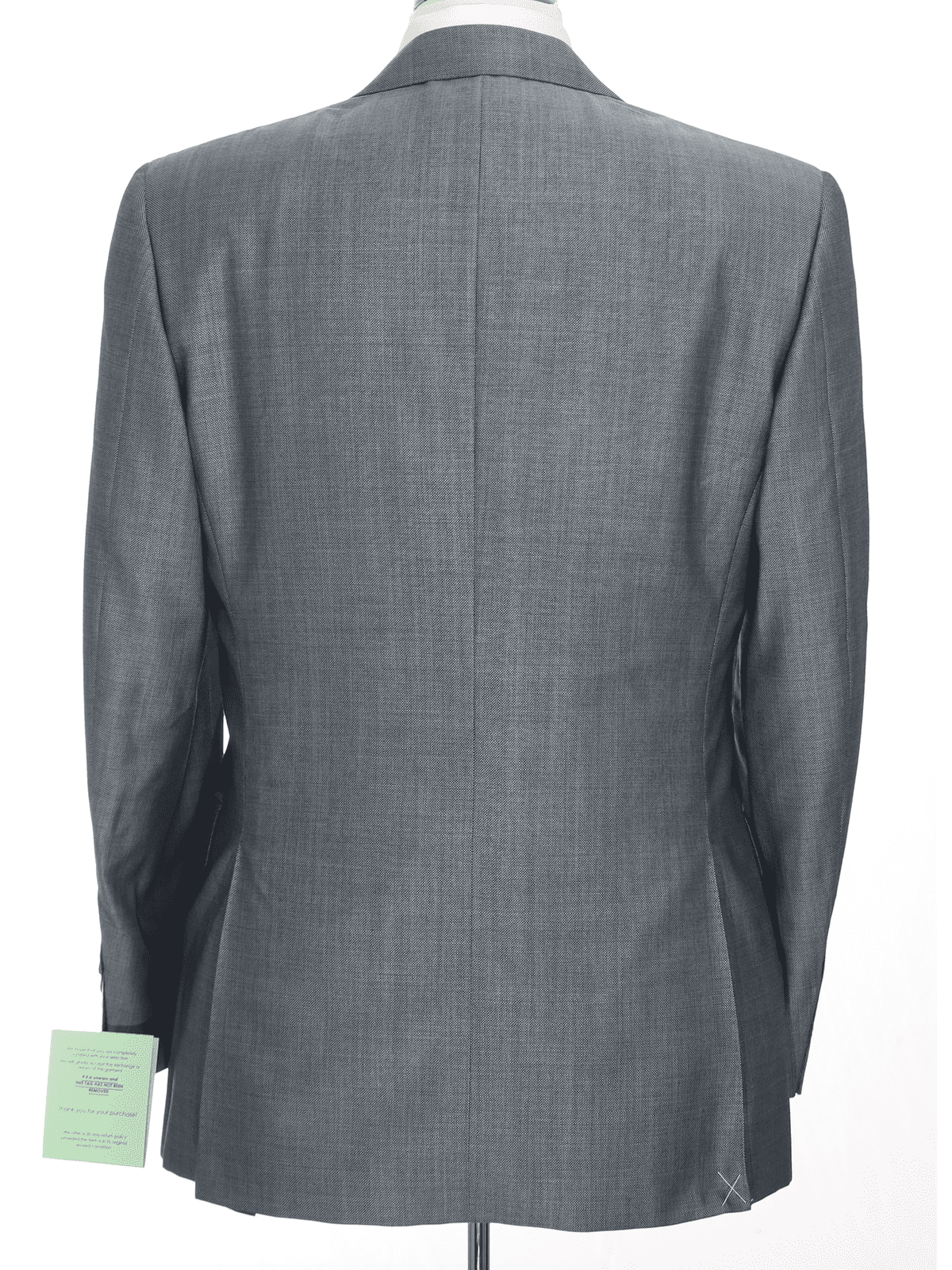 Canali Mens 38r 48 Drop 7 Modern Fit Medium Gray Three Button Wool Suit
