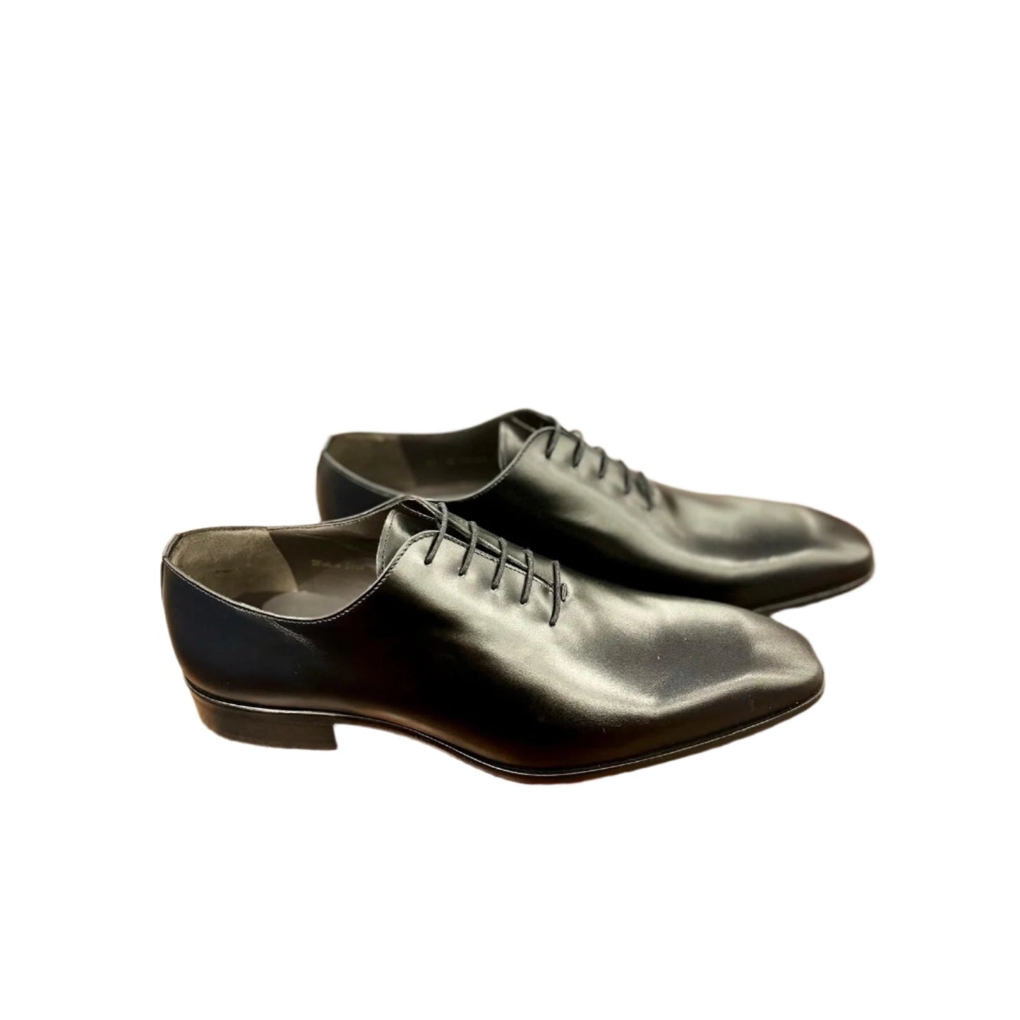 Mezlan Solid Black Lace Up Loafers