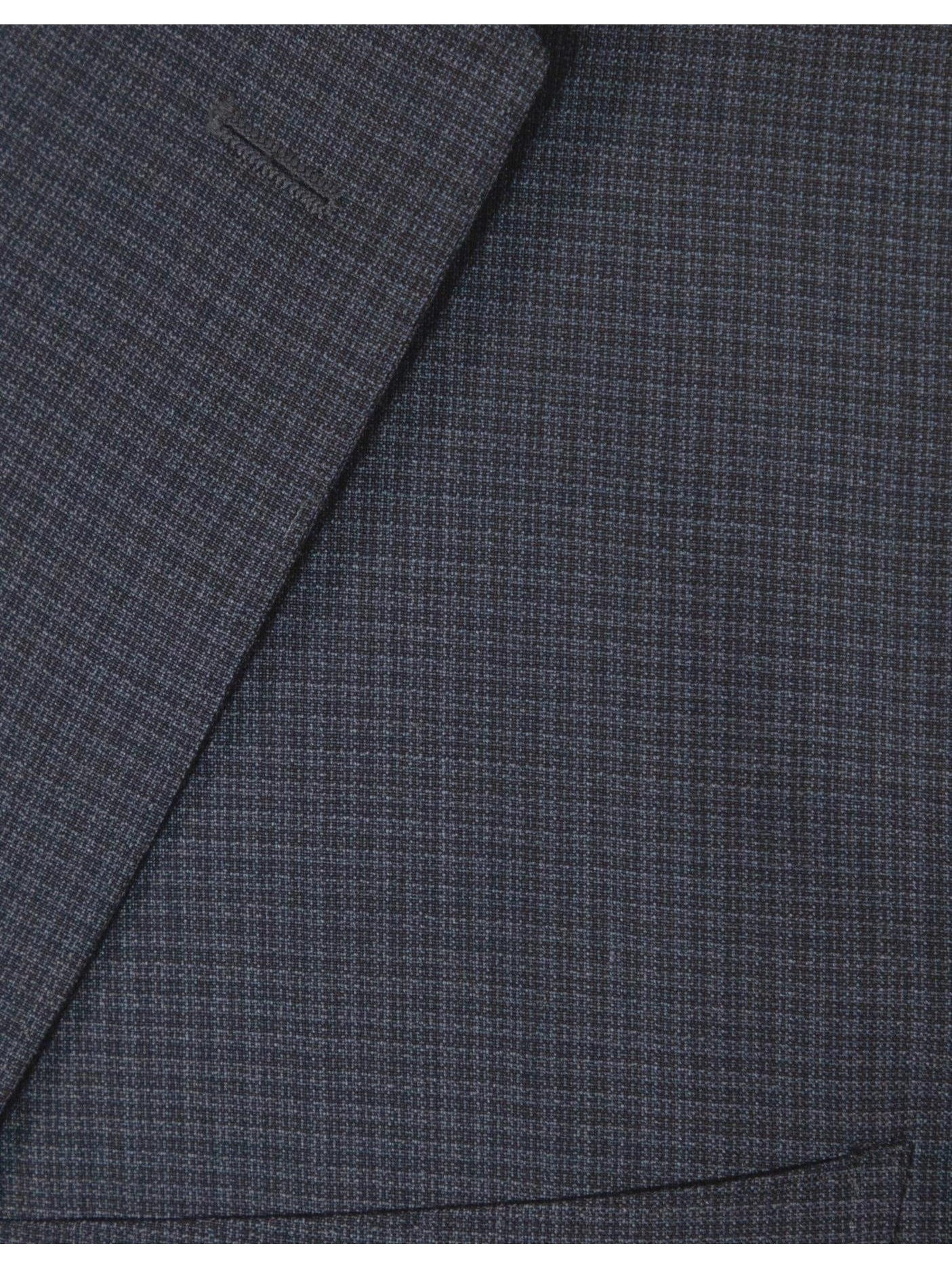Canali 1934 Mens 48R Drop 7 Charcoal Grey Check 3 Piece Suit