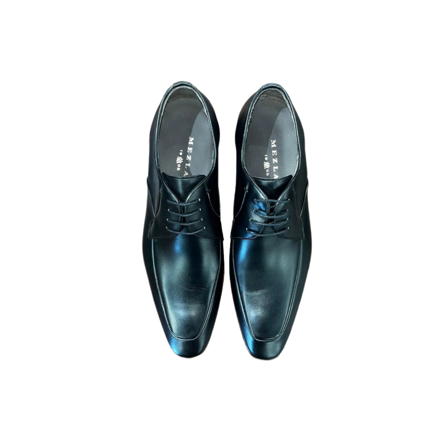 Mezlan Mens Black Lace-up Leather Dress Shoes