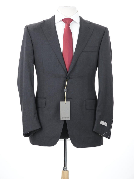 Canali 1934 Mens 40R Drop 7 Charcoal Gray 100% Wool Modern Fit 2 Piece Suit