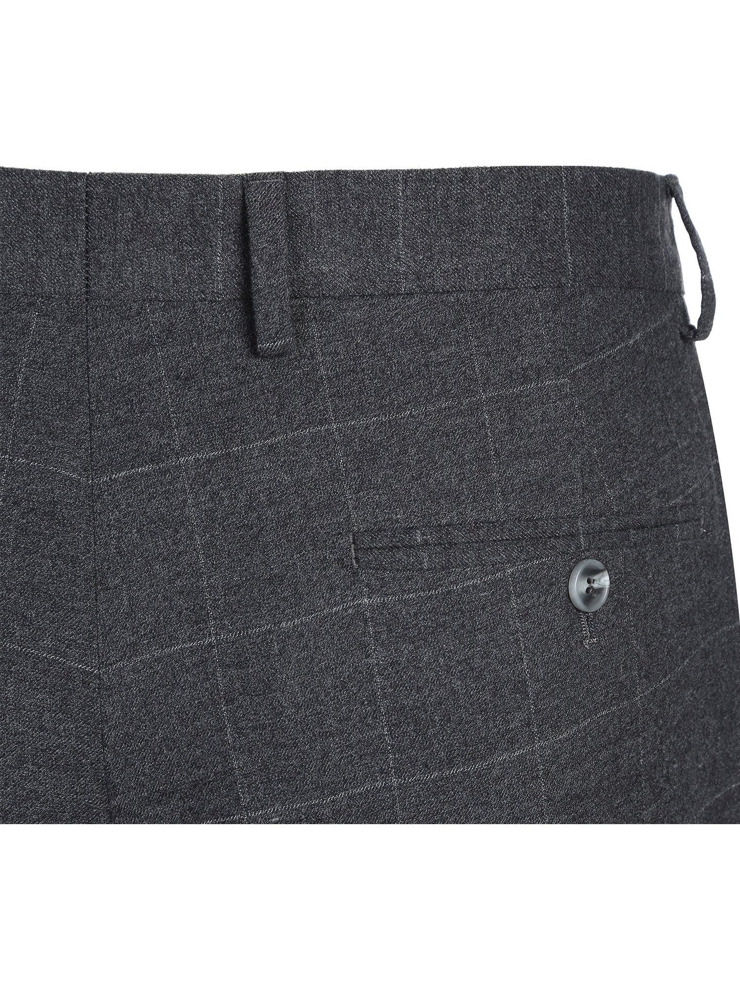 Men's Slim Fit Checked Suits