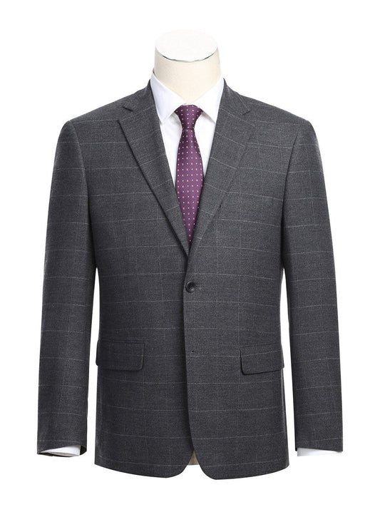 Men's Slim Fit Checked Suits