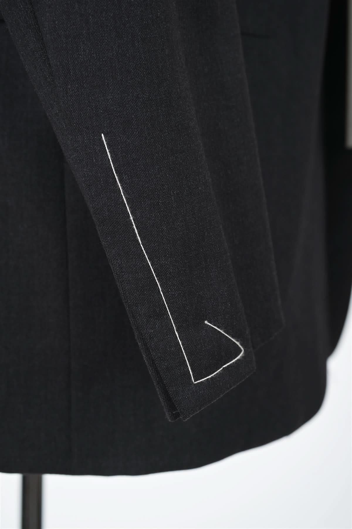 Canali 1934 Mens Charcoal Grey 46L Drop 7 100% Wool 2 Piece Suit