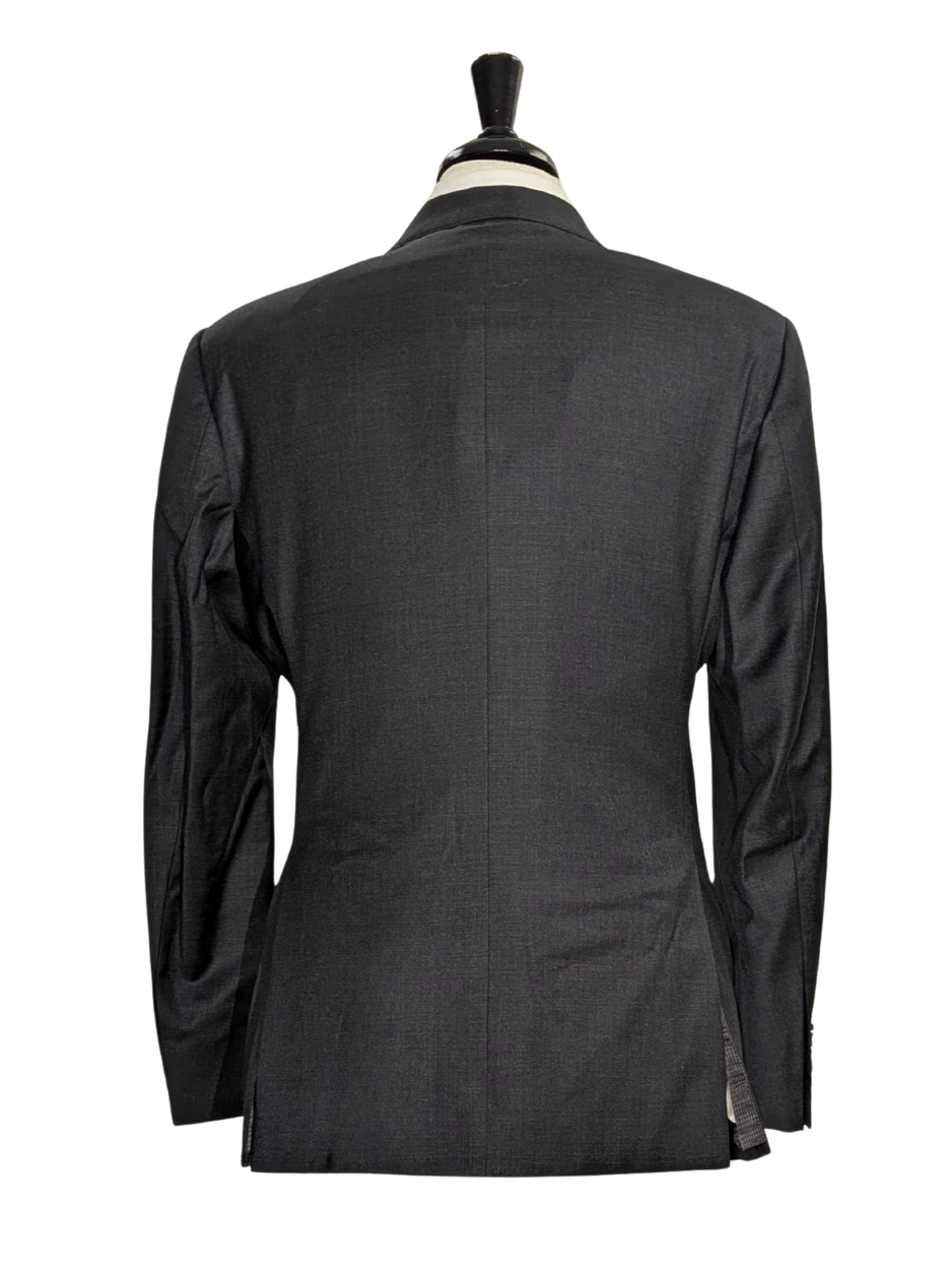 Armani Collezioni Charcoal Grey G-Line Notch Lapel Slim Fit 2 Button Wool Suit 42R