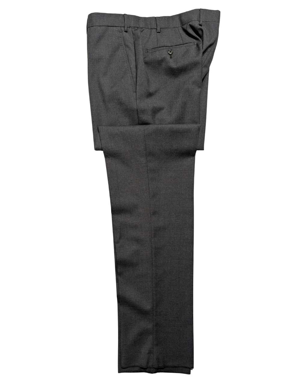 Emporio Armani G-Line Solid Gray 100% Wool Notch Lapel Slim Fit 2 Button Suit 42R
