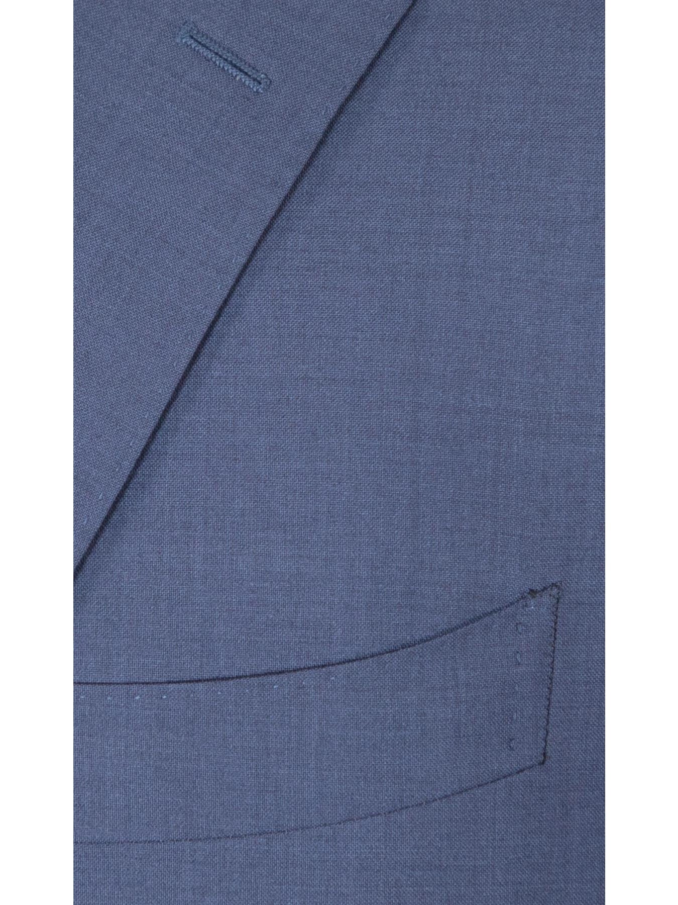 Canali Mens 38R Blue 100% Wool Classic Fit Two Piece Suit