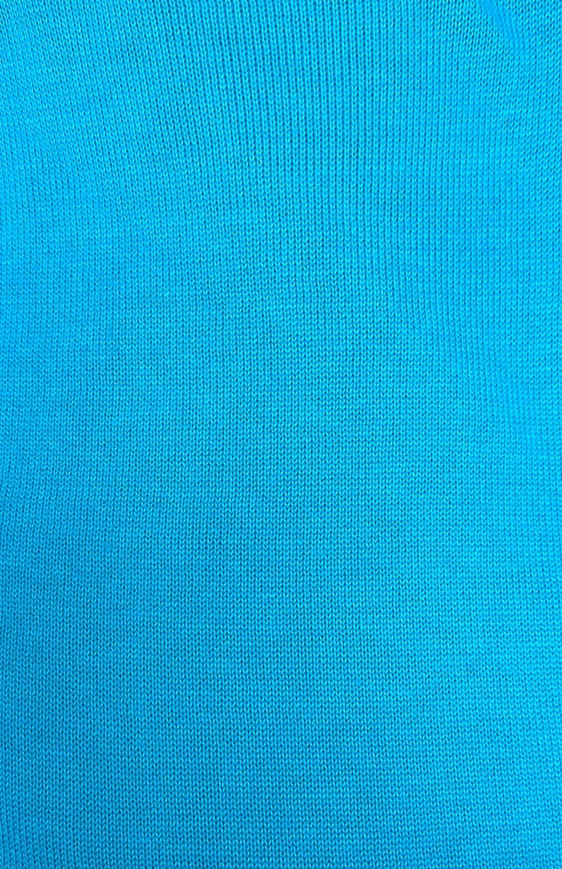 Arthur Black Men's Caribbean Blue Pullover Cotton Blend Turtleneck Sweater Shirt