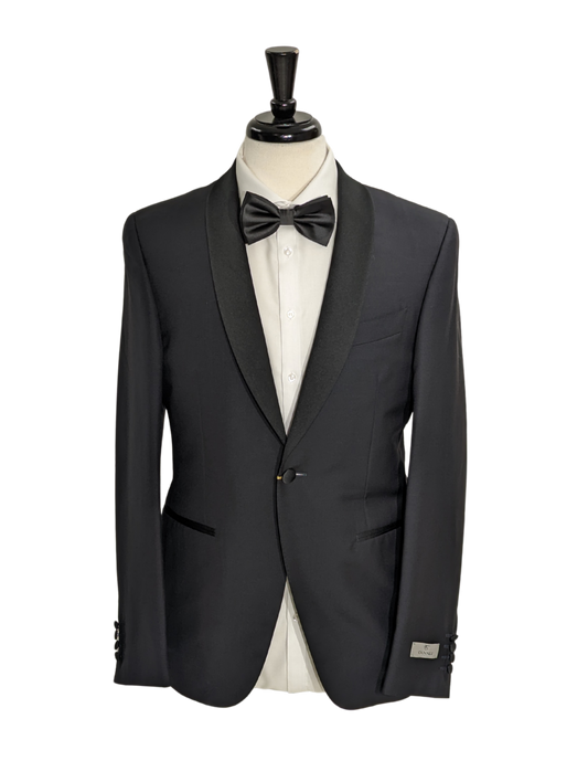 Canali Men's Navy Wool-Mohair Tuxedo 40R