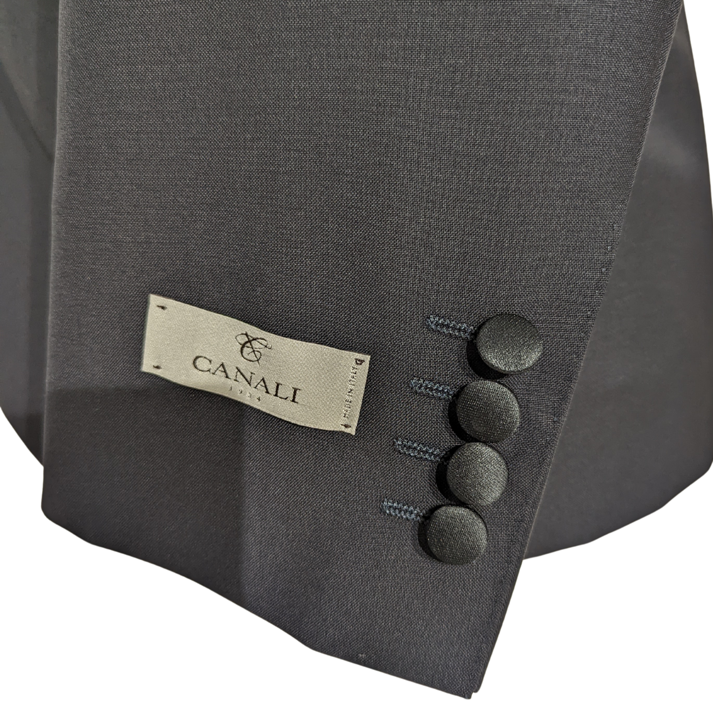Canali Men's Navy Wool-Mohair Tuxedo 40R