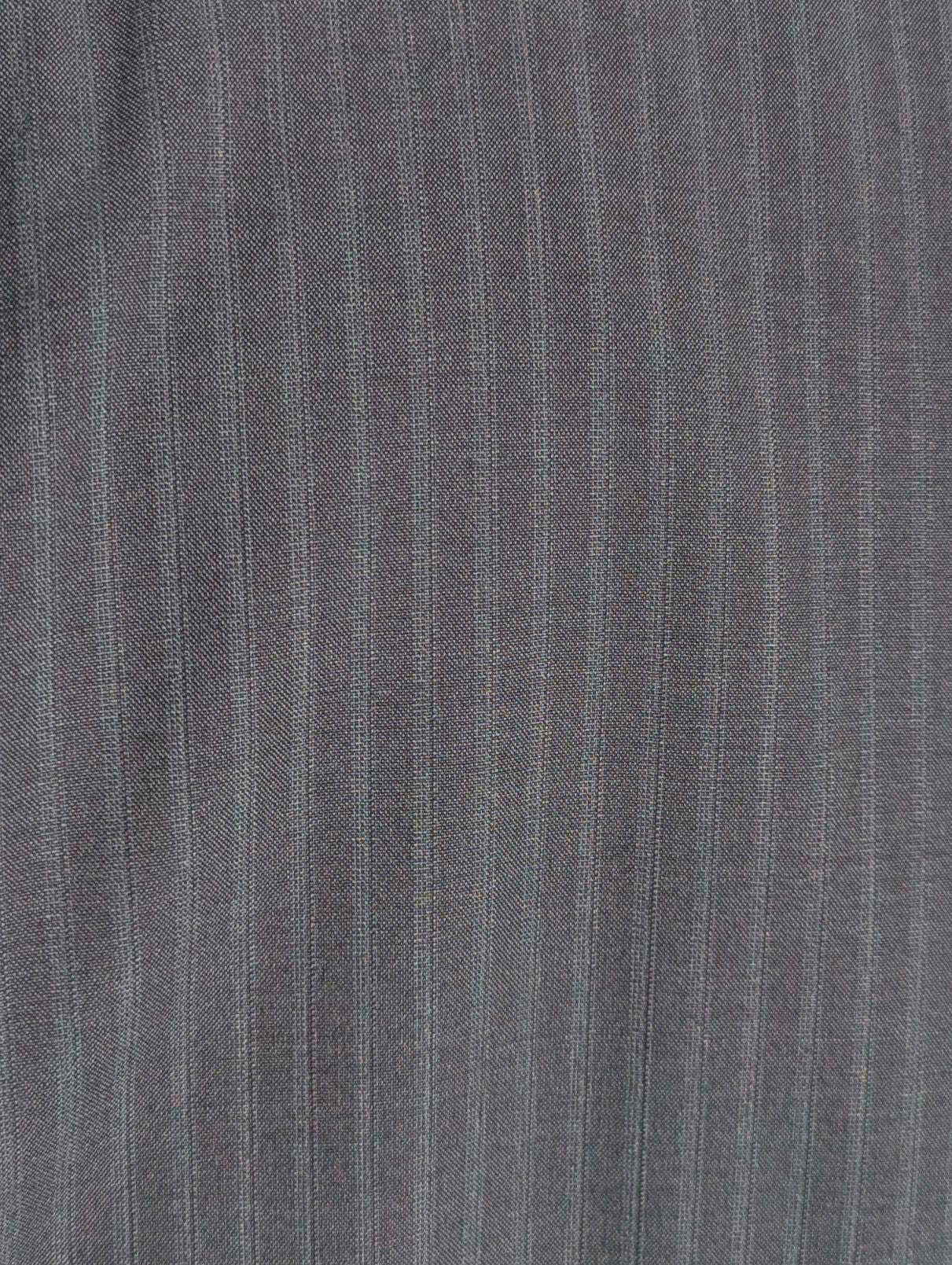 Canali Blue Tonal Pinstriped 100% Wool Suit 48L