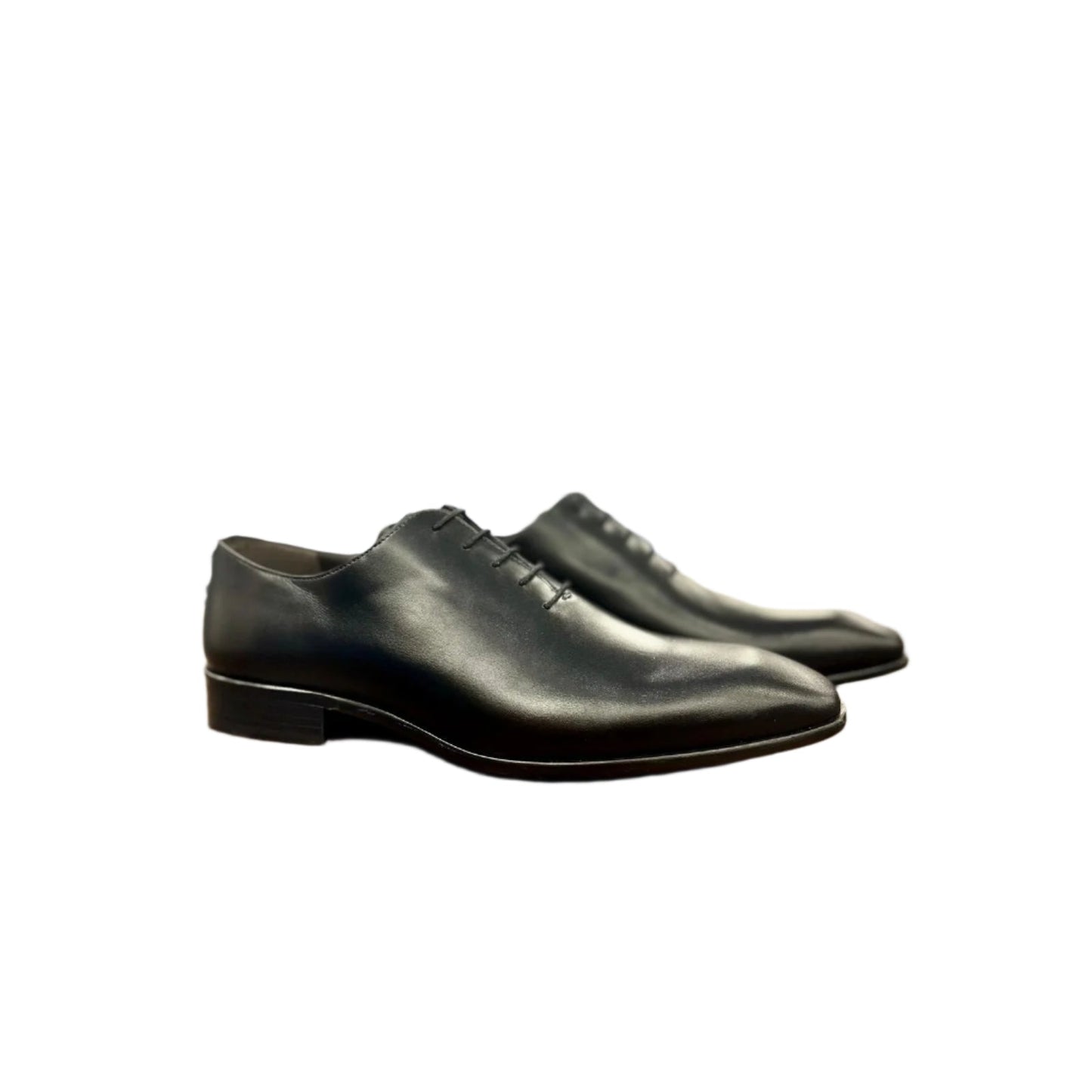 Mezlan Solid Black Lace Up Loafers