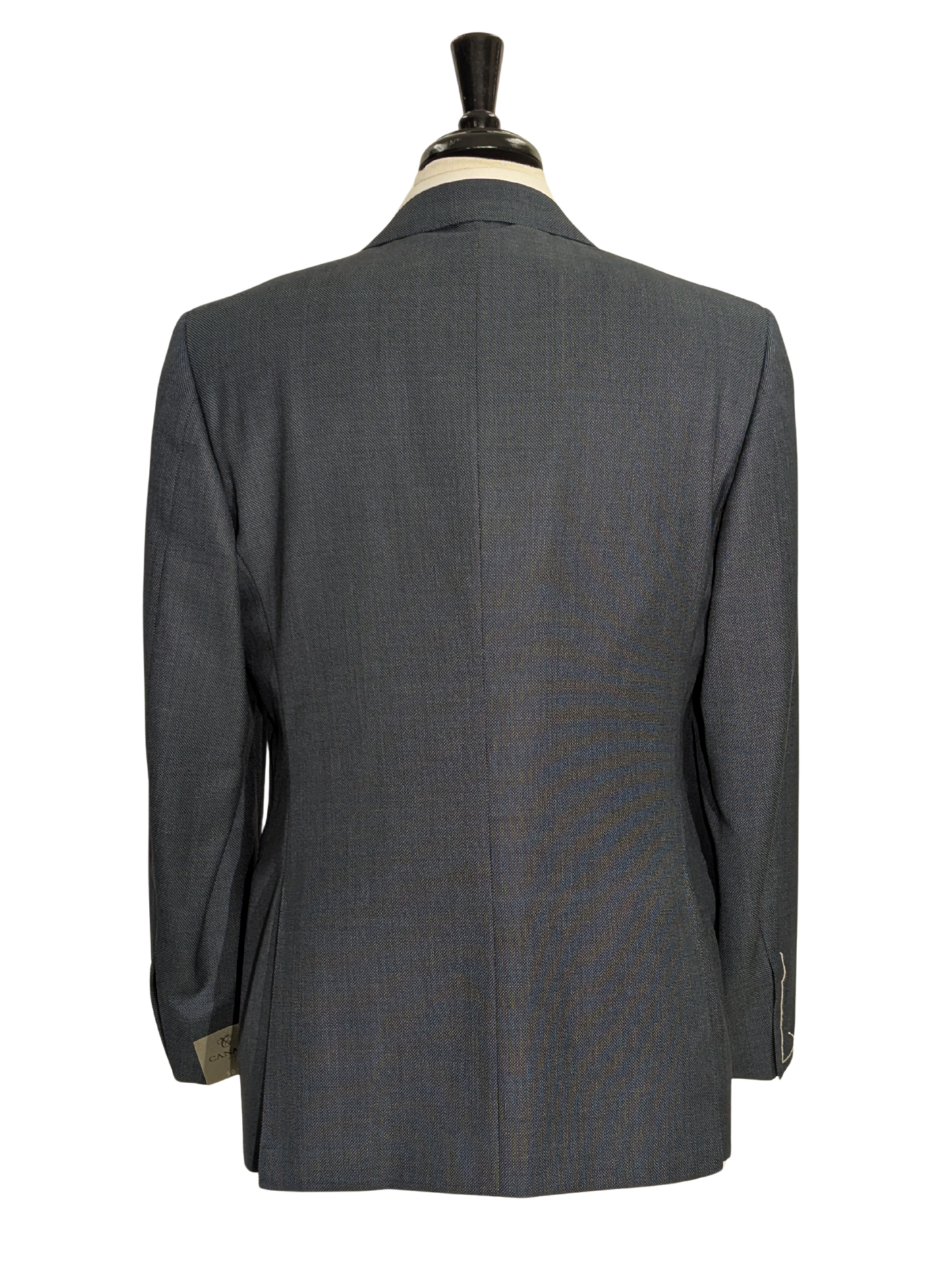 Canali Blue Birdseye 100% Wool Suit 40R