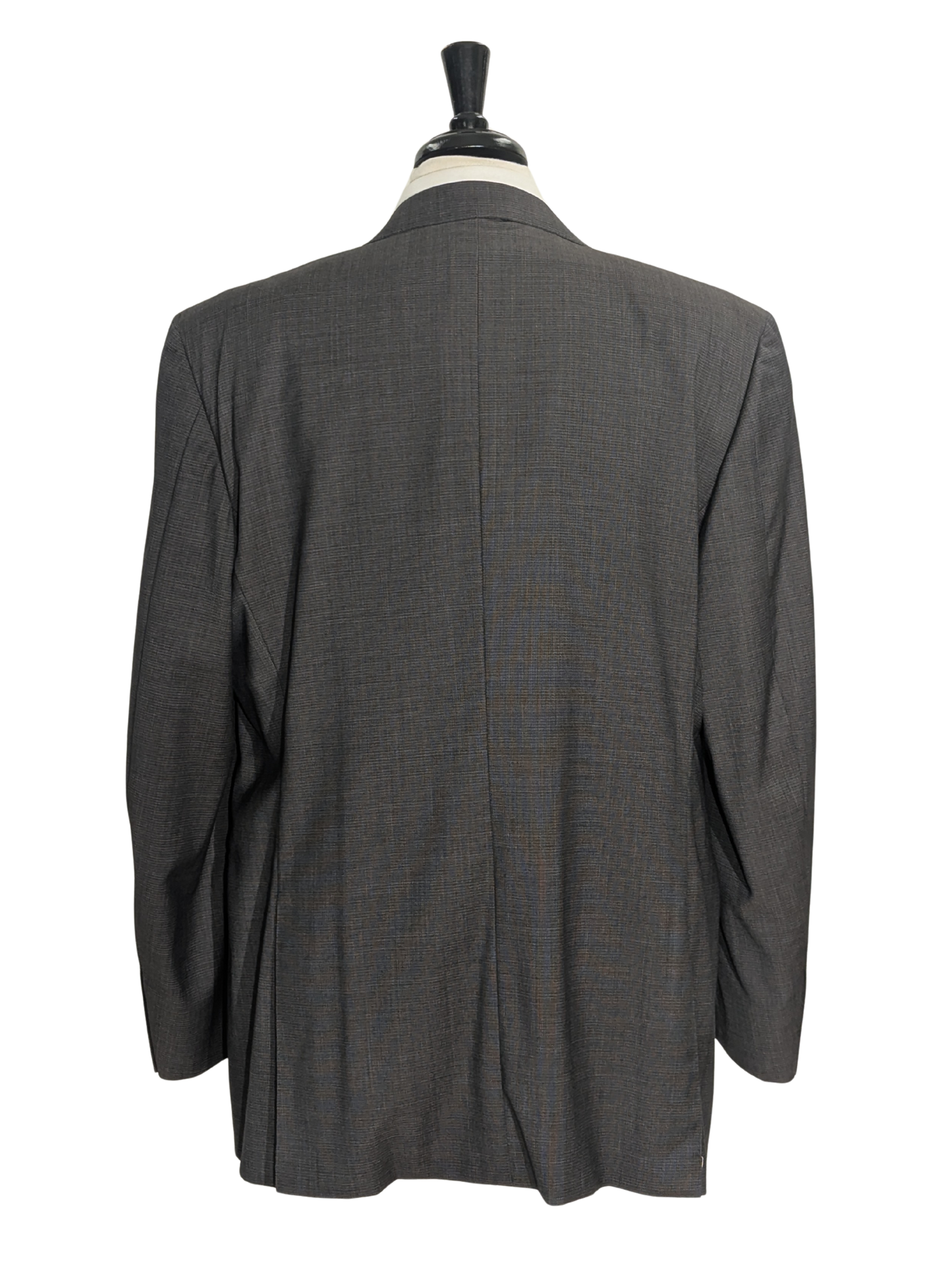 Canali Brown Nailhead 100% Wool 2 Button Suit 48L