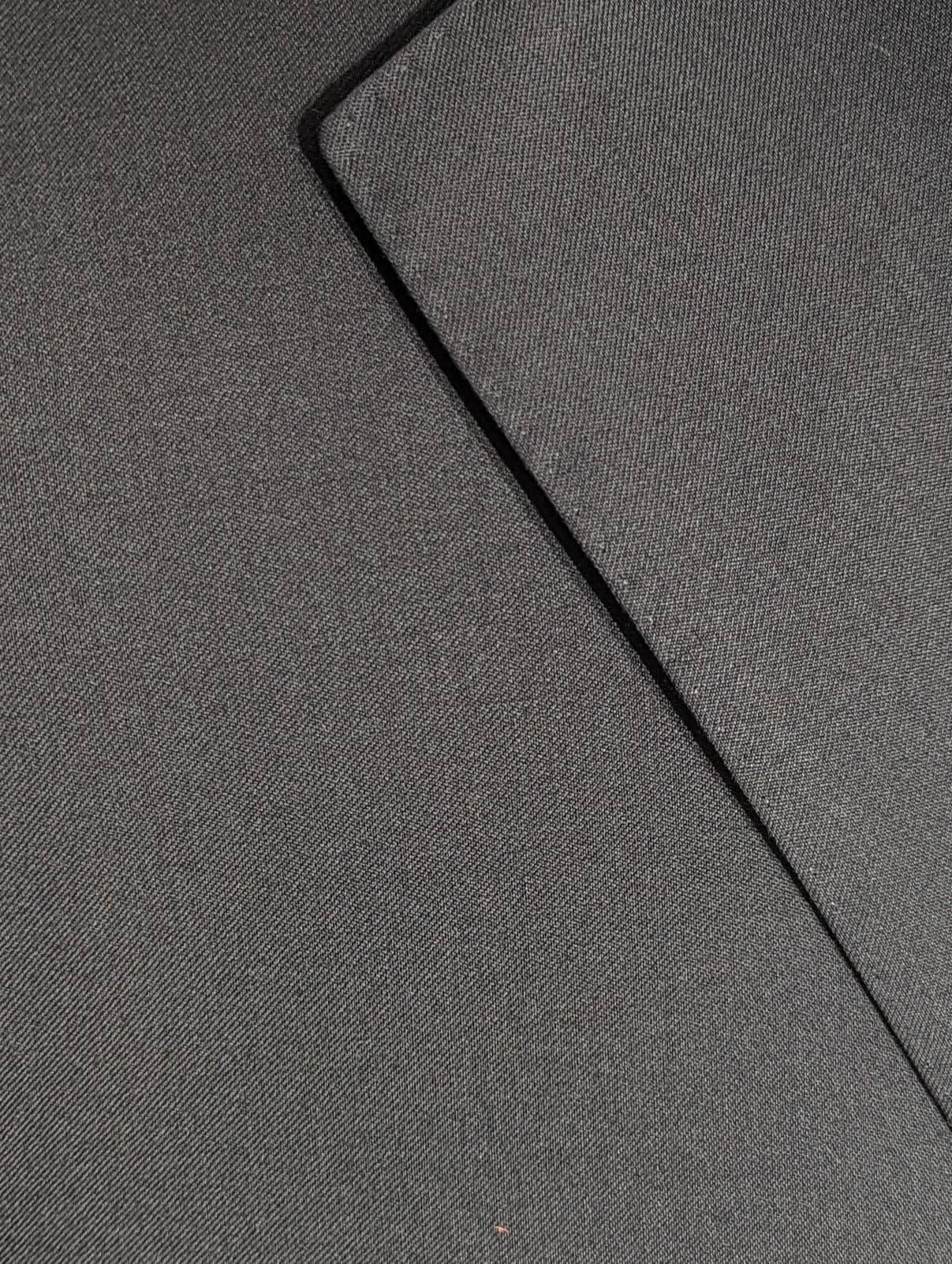 Canali Men's Solid Navy 100% Wool Suit 46R