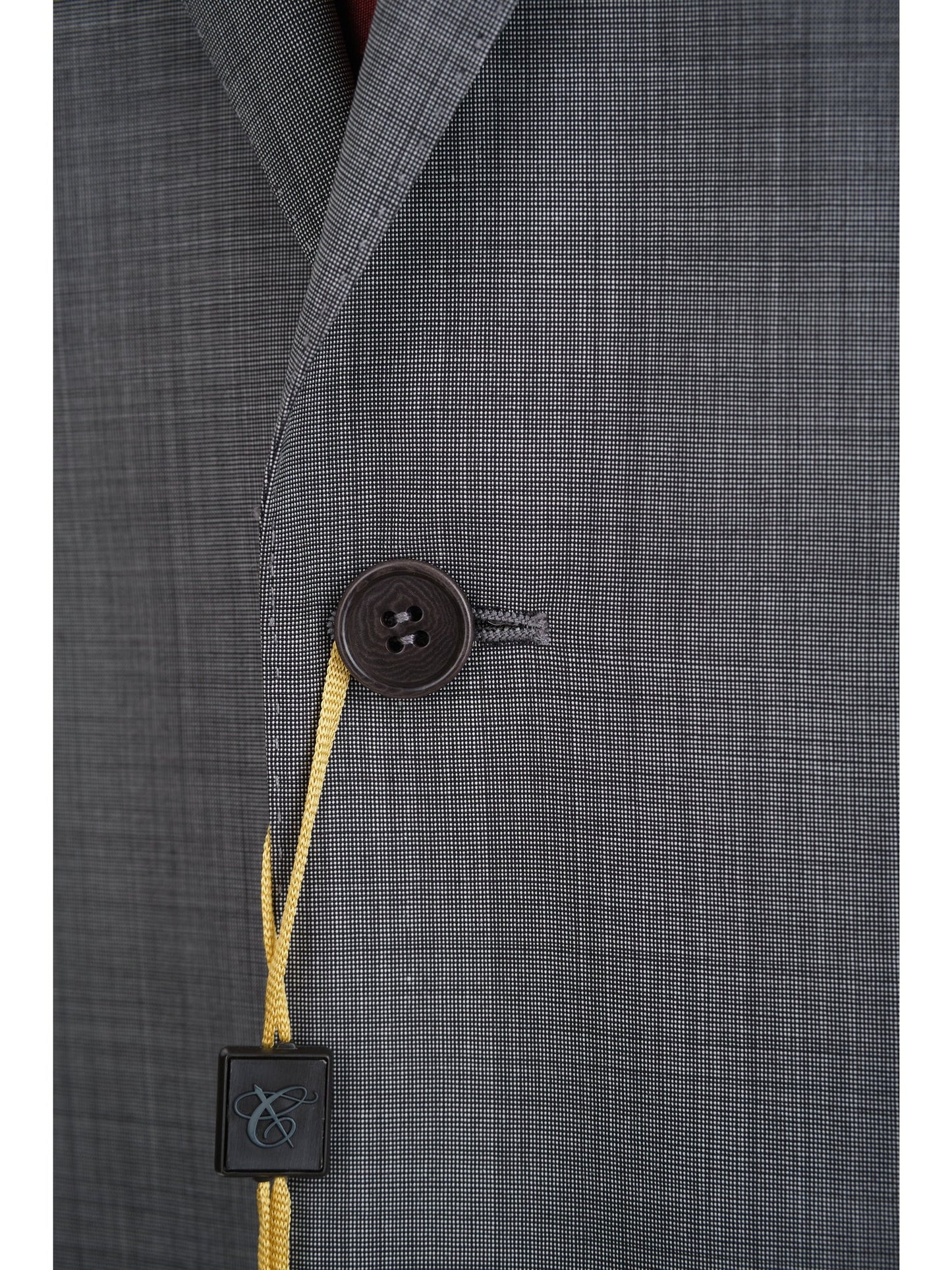 Canali Men's Gray Wool-Cashmere 2-Button Suit 44R