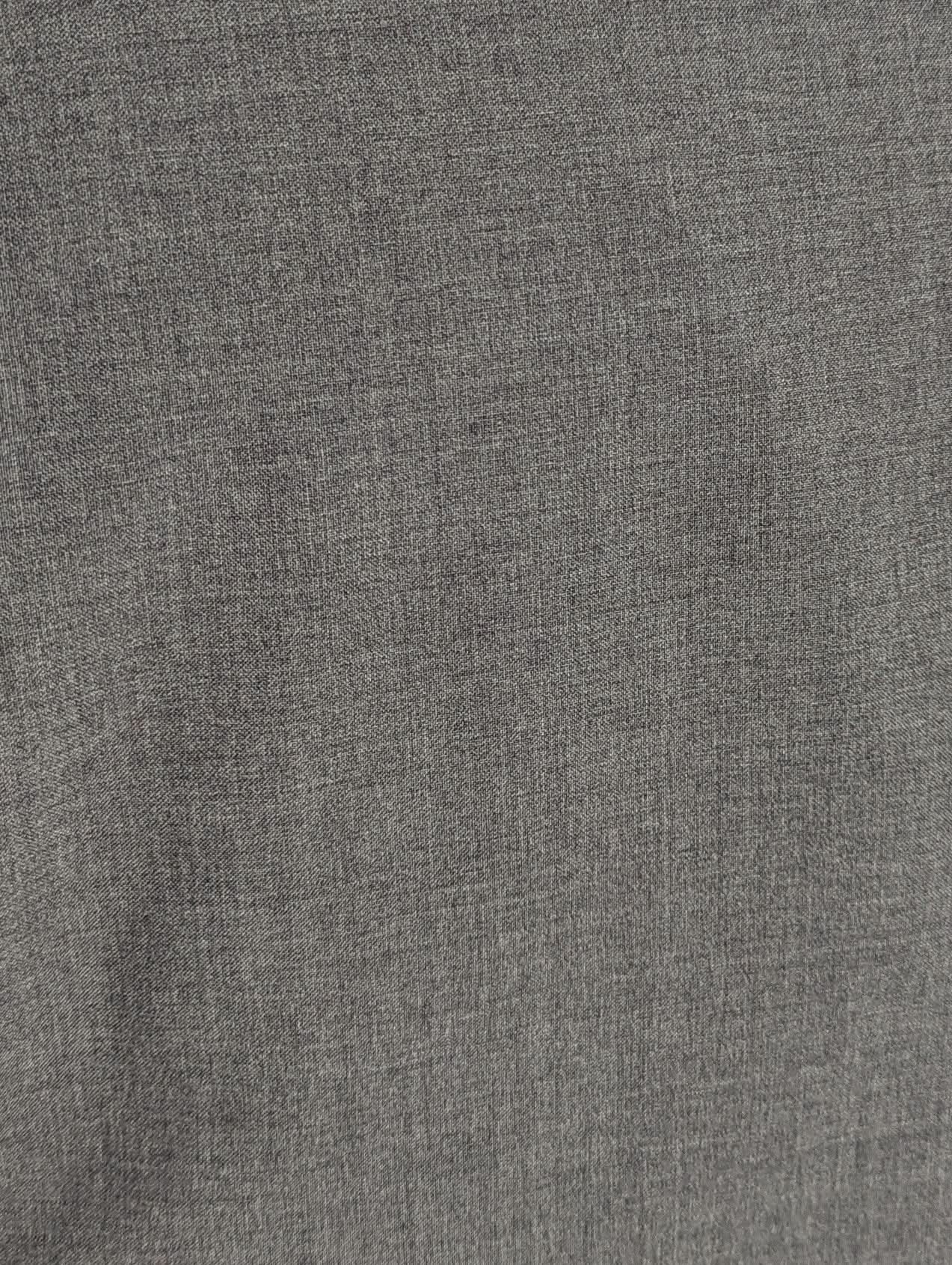 Canali Solid Gray 100% Wool Suit 48R