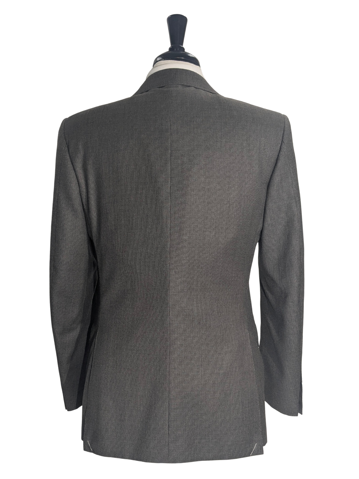 Canali Brown Basketweave 100% Wool 2 Button Suit 36R