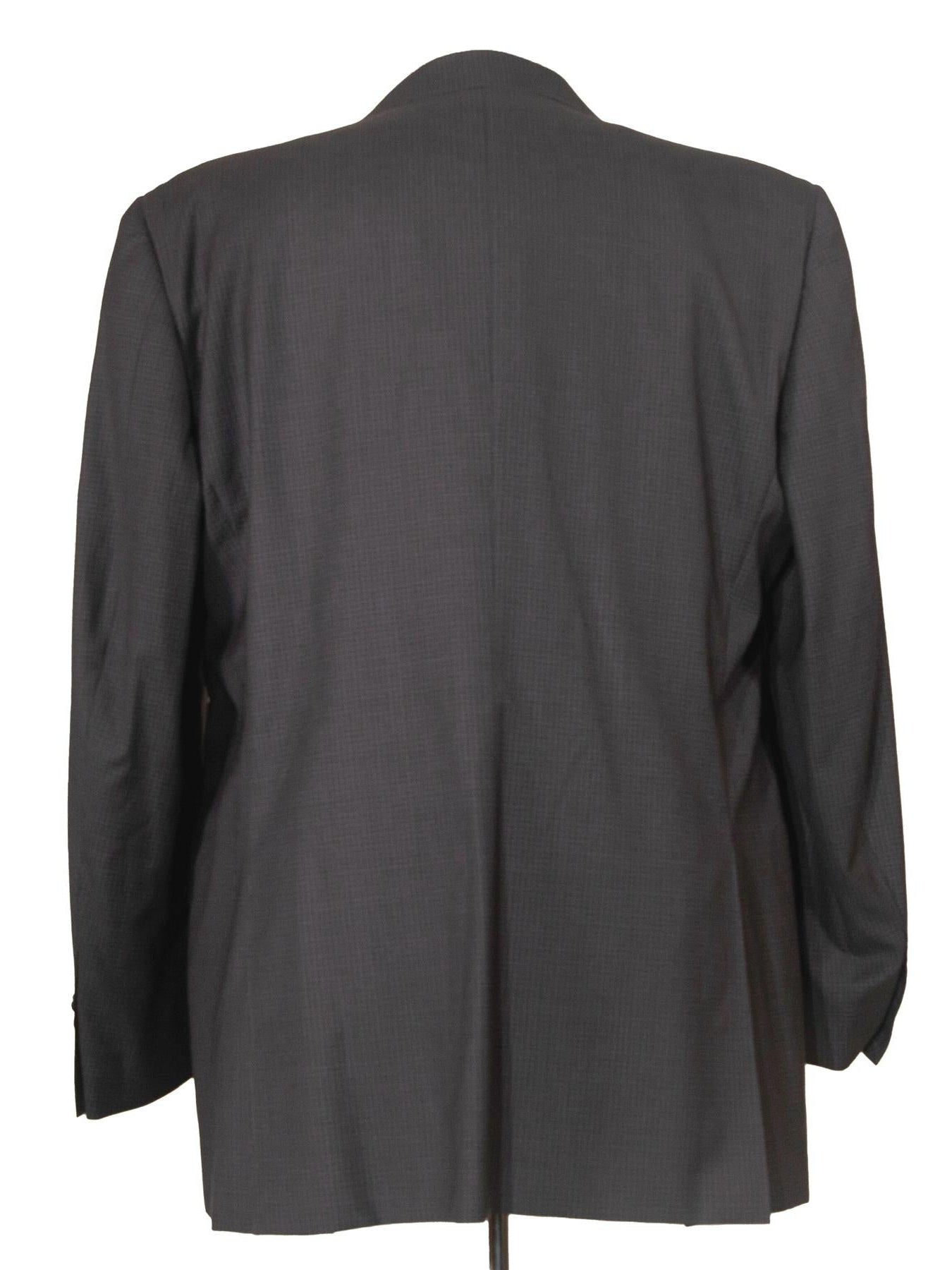 Canali 1934 Mens 48R Drop 7 Charcoal Grey Check 3 Piece Suit