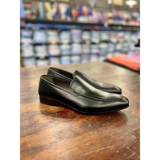 Mezlan Black Slip On Loafers
