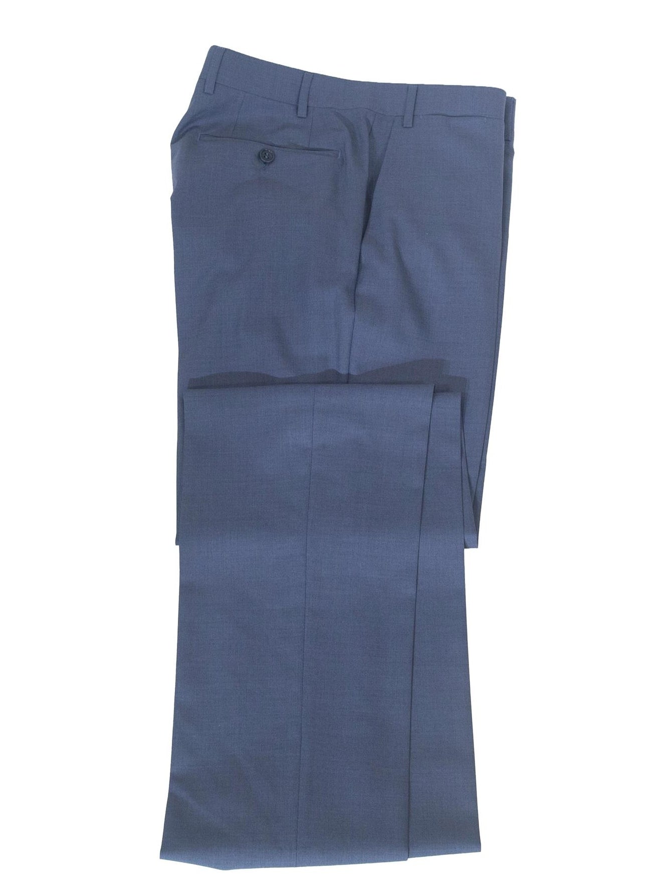 Canali Mens 38R Blue 100% Wool Classic Fit Two Piece Suit