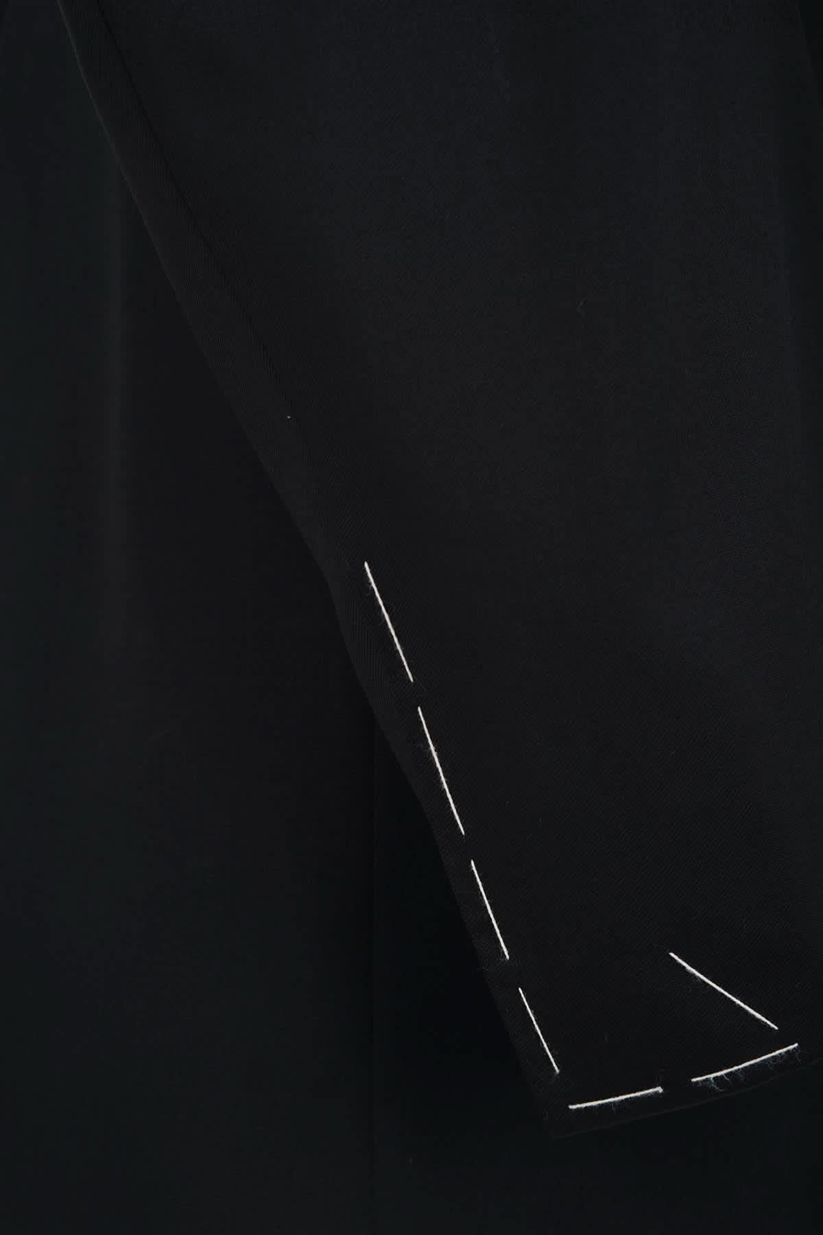 Canali Solid Black 100% Wool 2 Button Suit 46L