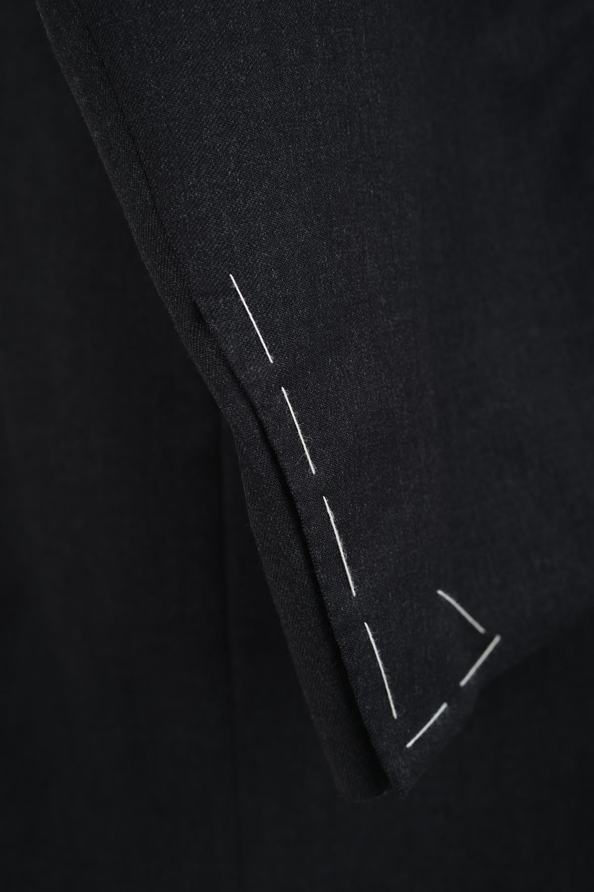 Canali Mens Solid Charcoal Grey 44L Drop 7 Modern Fit 100% Wool 2 Piece Suit