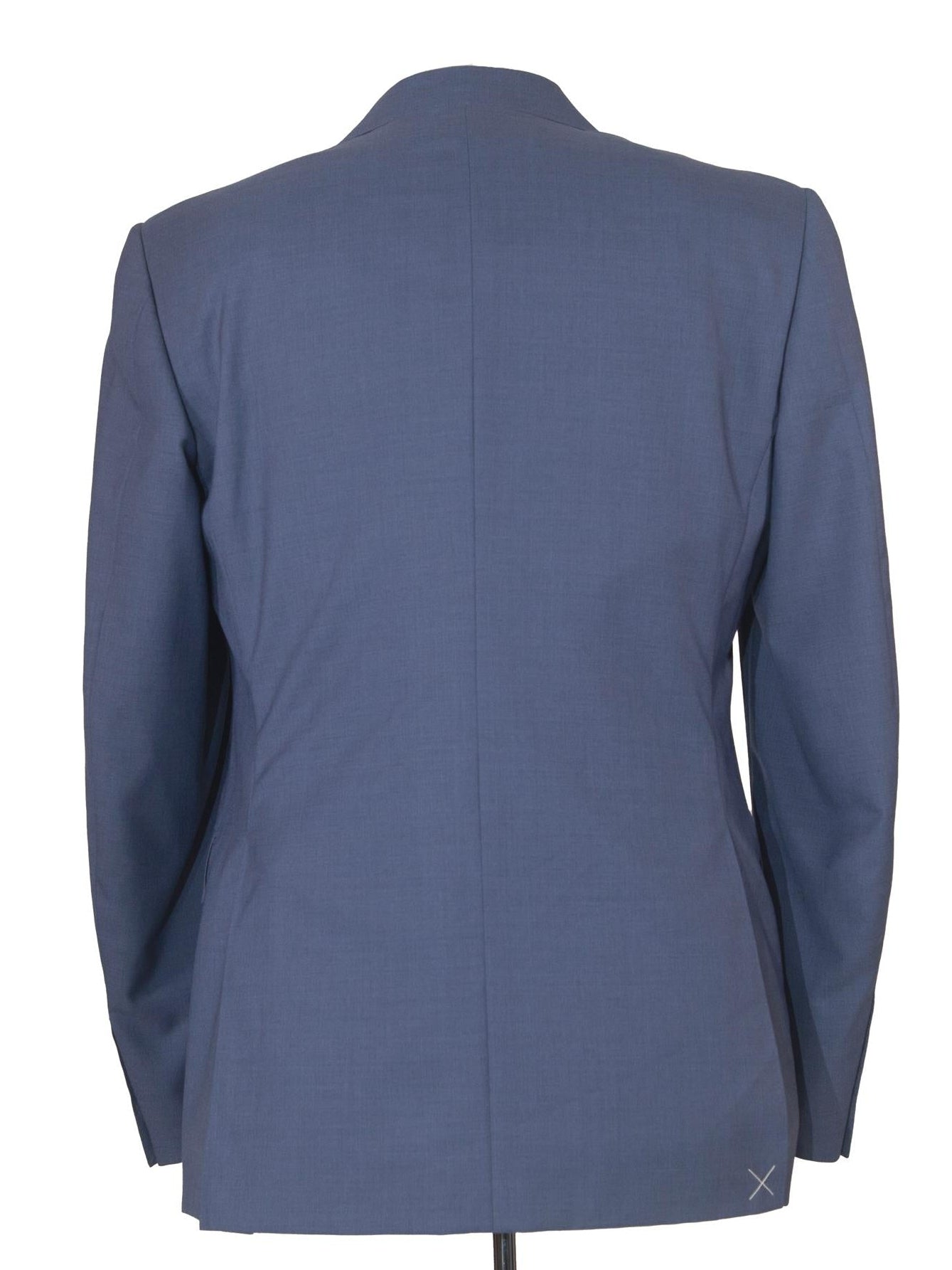 Canali Mens 38R Blue 100% Wool Classic Fit Two Piece Suit
