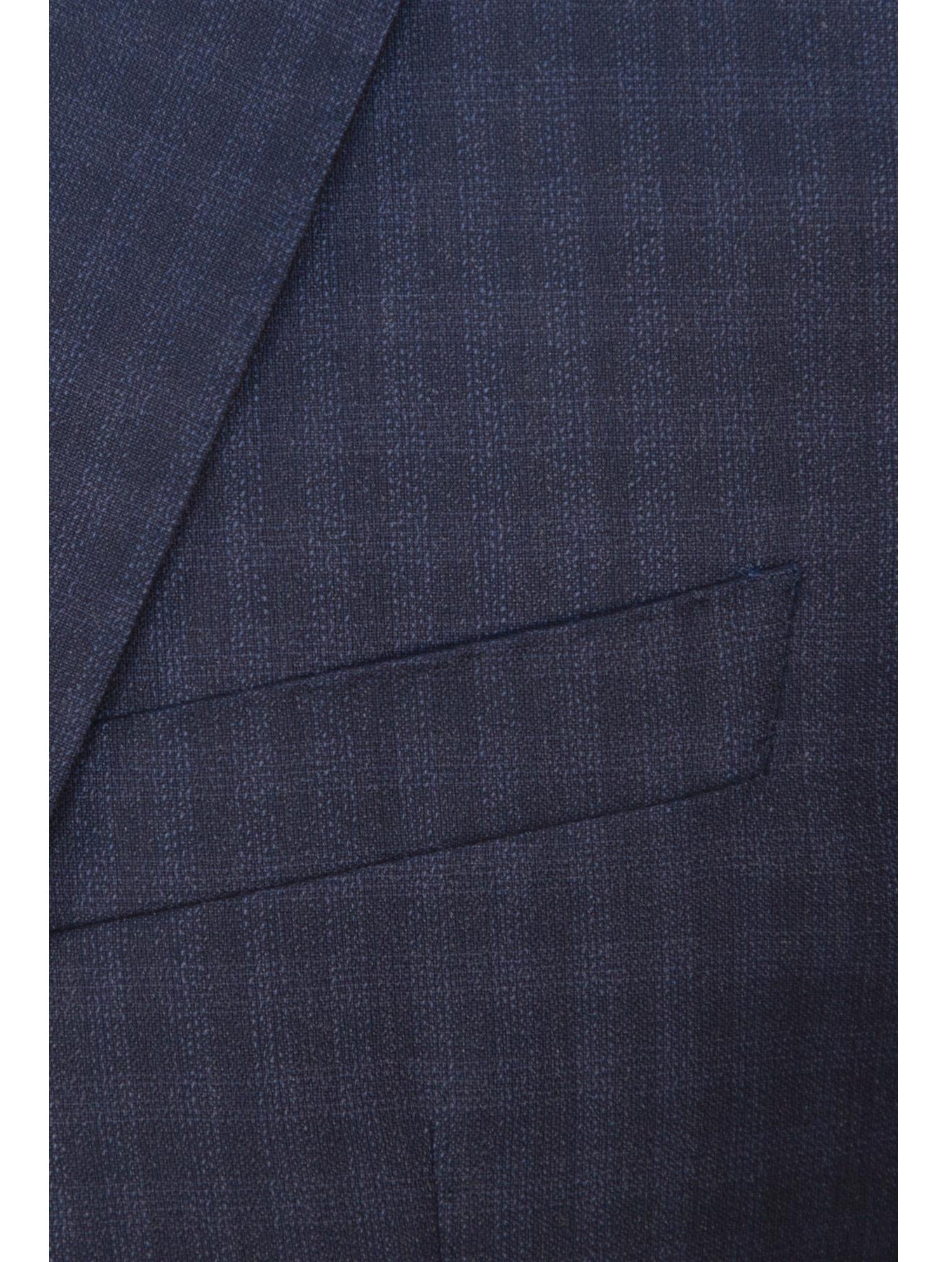 Armani Collezioni M-Line Mens 42R Navy Blue Check 2 Piece Suit