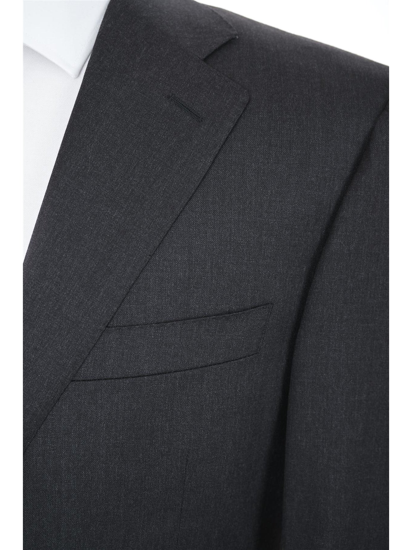 Canali 1934 Mens 40R Drop 7 Charcoal Gray 100% Wool Modern Fit 2 Piece Suit