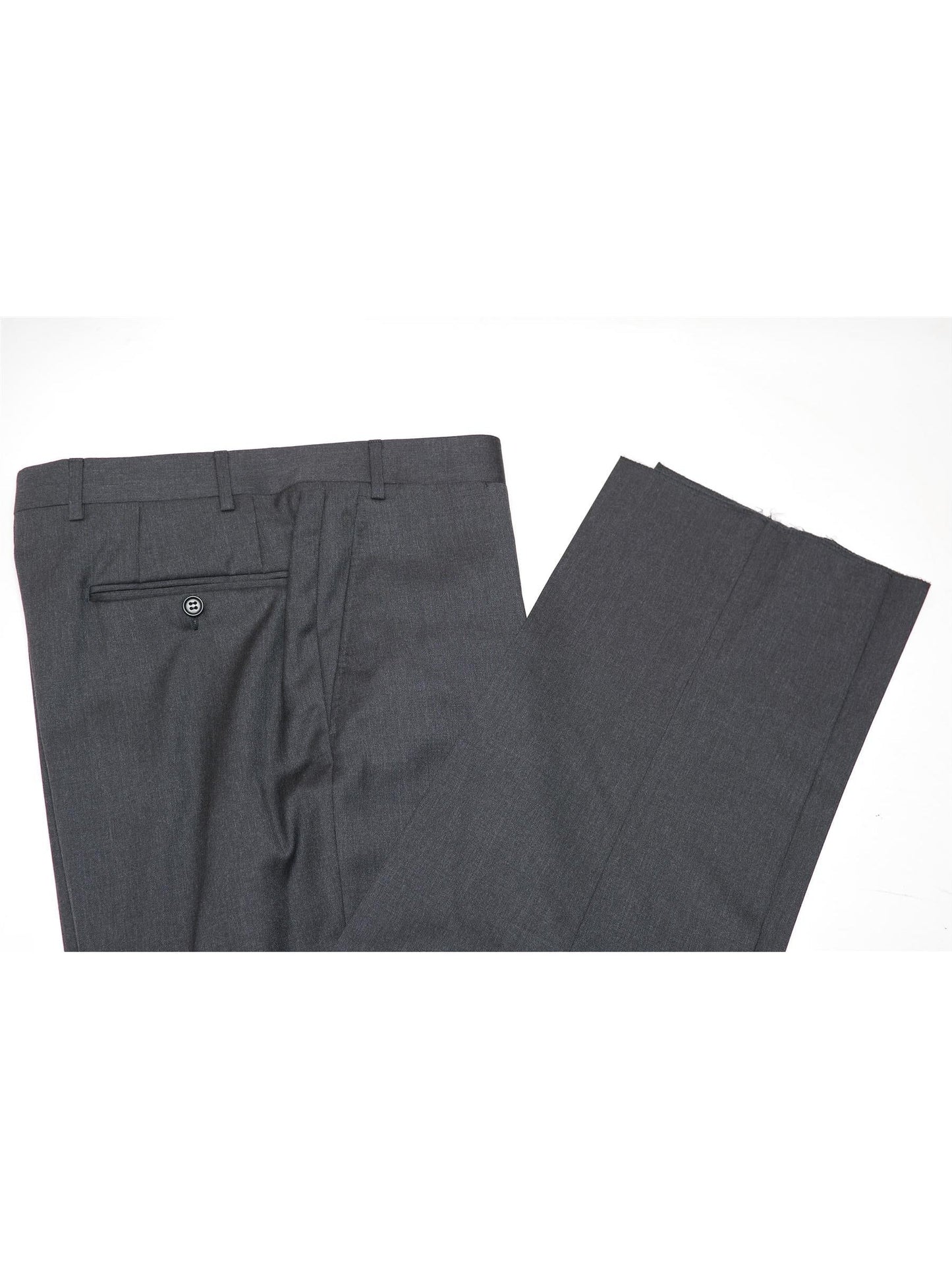 Canali 1934 Mens 40R Drop 7 Charcoal Gray 100% Wool Modern Fit 2 Piece Suit