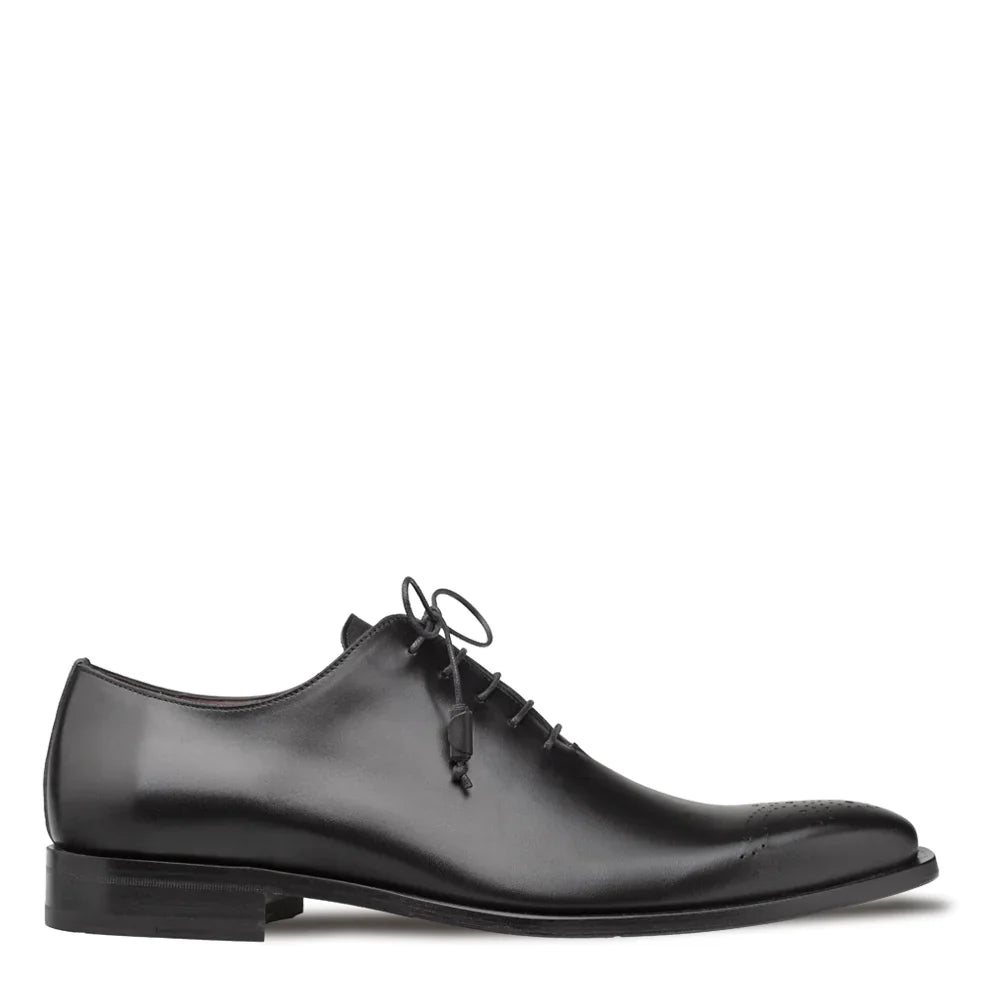 Mezlan Mens Black Lace-up Oxford Leather Dress Shoes