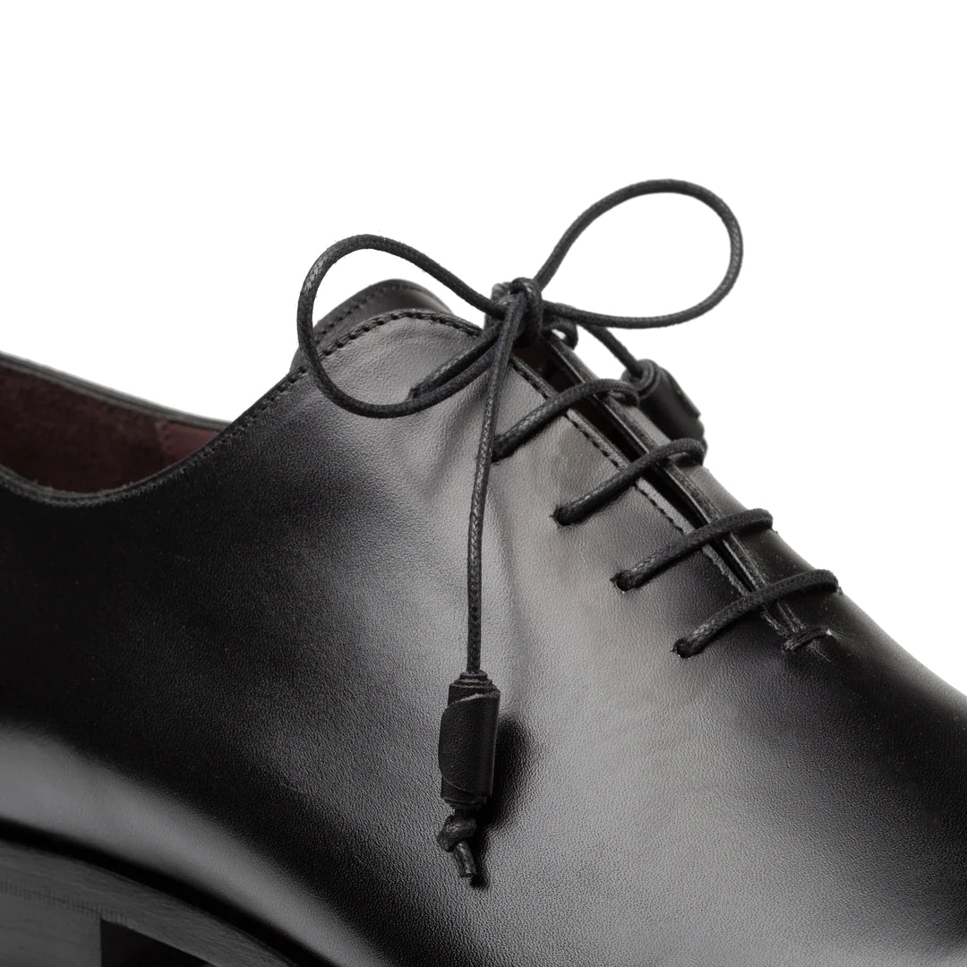 Mezlan Mens Black Lace-up Oxford Leather Dress Shoes