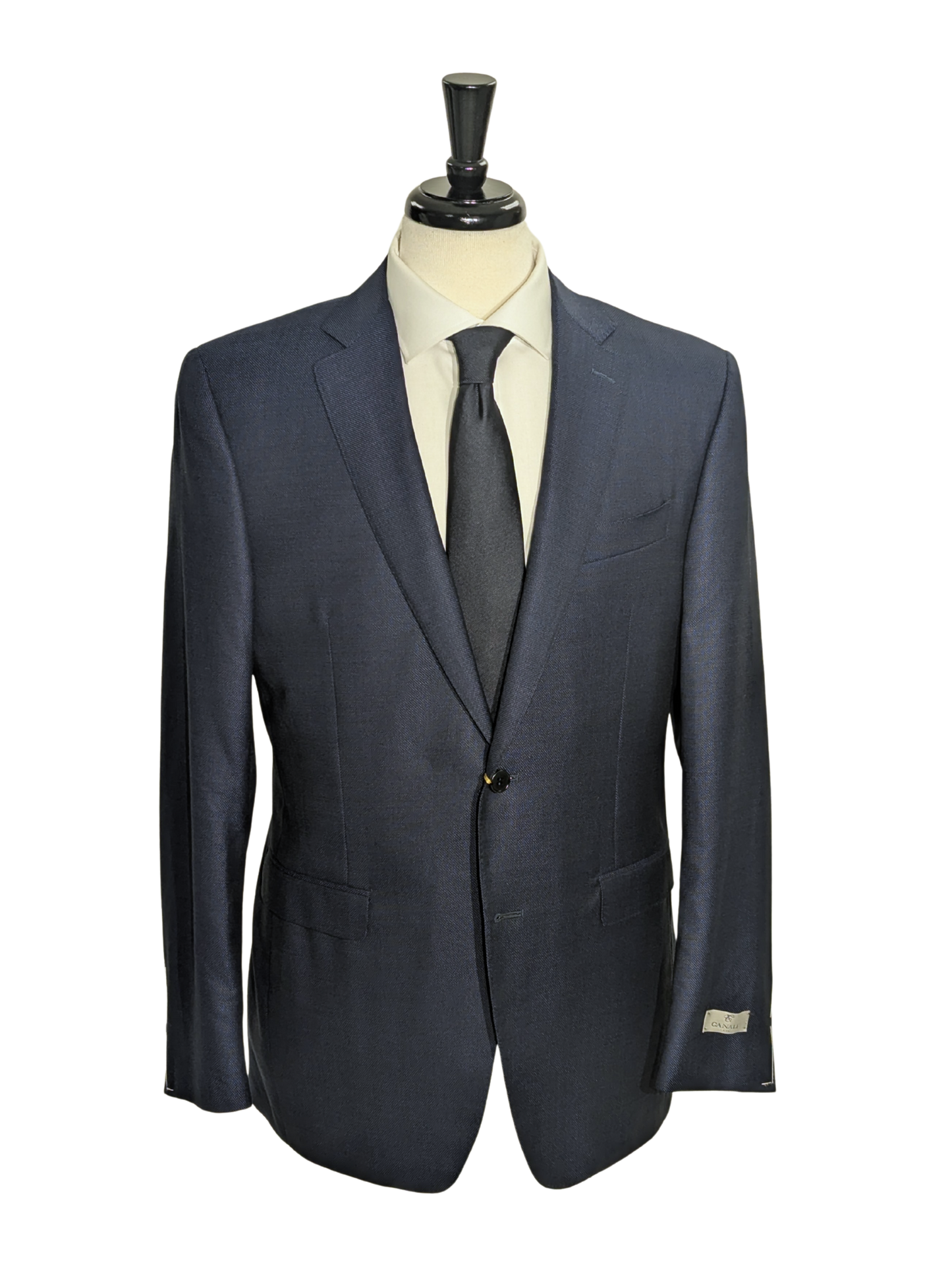 Canali 1934 Mens Blue 42R Drop 8 100% Wool 2 Button 2 Piece Suit